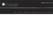 Tablet Screenshot of engagetherapy.com